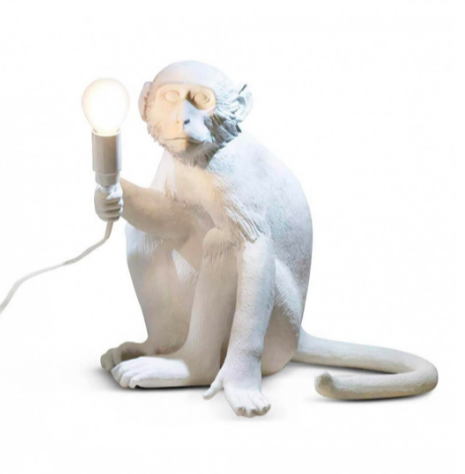 LAMPADA SCIMMIA - MONKEY LAMP SEDUTA