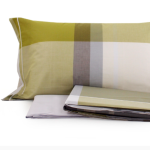 PARURE COPRIPIUMINO PIAZZA E MEZZA SCOZZESE CUBIC