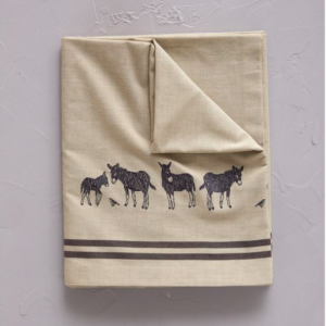 TOVAGLIA DECORO ASINELLO
