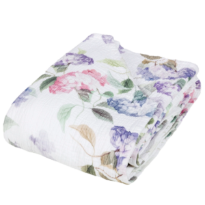 COPRILETTO ORTENSIE MATRIMONIALE FAZZINI