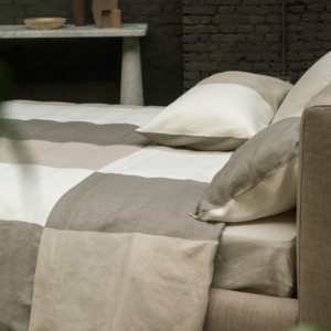 COUTURE PARURE COPRIPIUMINO MATRIMONIALE DOUBLEFACE ABETE-NEUTRO