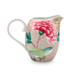 LATTIERA PORCELLANA TORTORA FANTASIA