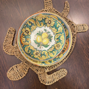 SOTTOPIATTO RATTAN TARTARUGA